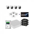 IP комплект відеоспостереження Hikvision IP-2M-4DOM-Lite