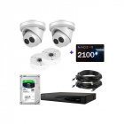 IP комплект видеонаблюдения Hikvision IP-4M-2DOM-Pro