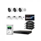 IP комплект видеонаблюдения Hikvision IP-4M-3OUT-Lite