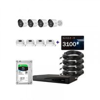 IP комплект відеоспостереження Hikvision IP-4M-4OUT-Lite