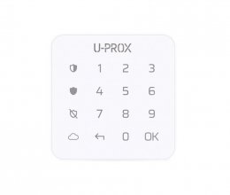 Беспроводная сенсорная клавиатура U-Prox Keypad G1 white