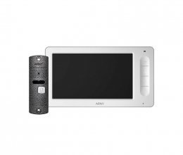 Комплект видеодомофона ARNY AVD-7005 (ver.2) White \ Gray