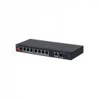 Комутатор Dahua DH-PFS3110-8ET1GT1GF-96 10-портовий некерований POE