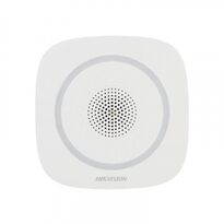 Бездротова внутрішня сирена Hikvision DS-PS1-I-WE-Red (червоне підсвічування)