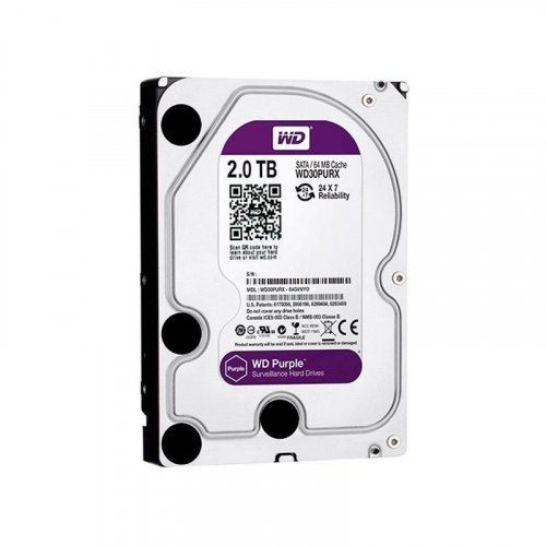 Распродажа! Жесткий диск HDD Western Digital Purple 2TB 64MB WD20PURZ 3.5 SATA III