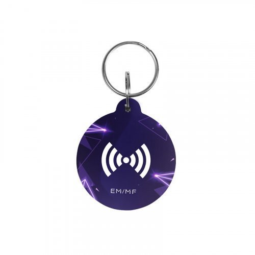 Ключ Trinix Proximity-key EM+MF epoxy круглый d=35 мм фиолетовый