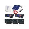 Автономна система безперебійного живлення 8 кВт з LiFePO4 АКБ, сонячними панелями та монтажним набором (баластова система)