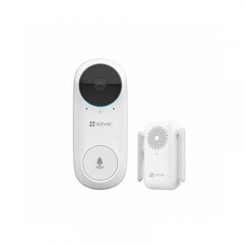 Комплект Wi-Fi дверного відеодзвінка EZVIZ DB2C (CS-DB2C-A0-1E3WPBR)
