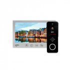 Комплект видеодомофона Light Vision AMSTERDAM FHD 7" White и видеопанель RIO FHD Black