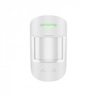 Бездротовий сповіщувач руху Ajax MotionProtect S Plus (8PD) white мікрохвильовий сенсор