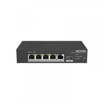 Коммутатор Hikvision DS-3T1306P-SI/HS 4-портовый управляемый POE