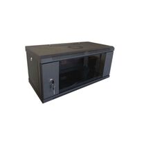 Шафа комутаційна Hypernet WMNC-4U-FLAT-AC-BLACK 4U 600x450 розбірна