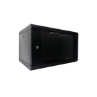 Шкаф серверный Hypernet WMNC-6U-FLAT-AC-BLACK 6U 600x450