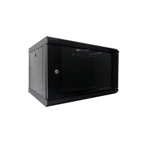 Шафа серверна Hypernet WMNC-6U-FLAT-AC-BLACK 6U 600x450