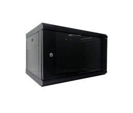 Шафа серверна Hypernet WMNC-6U-FLAT-AC-BLACK 6U 600x450