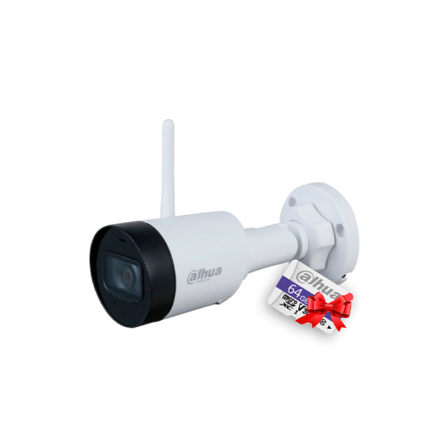 IP відеокамера спостереження 2MP IR Wi-Fi Bullet DH-IPC-HFW1430DS1-SAW (2.8мм)