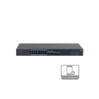 Комутатор Dahua 16-портовий керований з PoE DH-CS4218-16ET-135