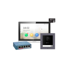 Комплект домофону Hikvision DS-KD8003-IME1(B)+DS-KH6350-TE1+HS-TF