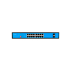 16-портовый PoE коммутатор 300 Вт 2G SFP Ewind EW-S1918CG-AP