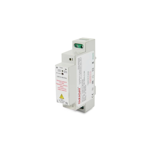 Блок живлення Faraday Electronics 12W/12-36V/DIN для кріплення на DIN рейку