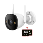Вулична відеокамера з прожектором IMOU Bullet 2E 3MP (IPC-K3DP-3H0WF) Wi-Fi, мікрофон