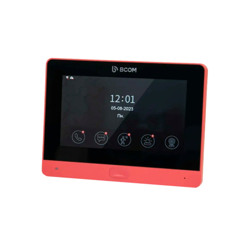 Відеодомофон BCOM BD-760FHD/T Red 7" Wi-Fi з підтримкою Tuya Smart