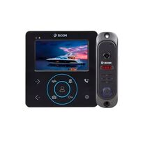 Комплект відеодомофона BCOM BD-480 Black Kit: відеодомофон 4" та відеопанель