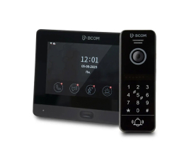 Комплект Wi-Fi відеодомофонa 7" BCOM BD-760FHD/T Black з підтримкою Tuya Smart + BT-400HD-AC Black