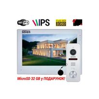 Комплект відеодомофону SEVEN DP-7577/02Kit white Wi-Fi