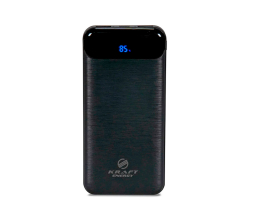 Повербанк 20000mAh Power Bank Kraft KPB-2020FC Black 22.5W QC3.0