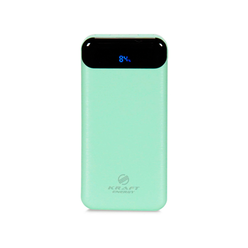 Повербанк 10000mAh Power Bank Kraft KPB-2010FC Green 22.5W QC3.0