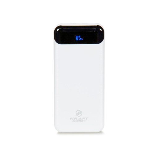 Повербанк 10000mAh Power Bank Kraft KPB-2010FC White 22.5W QC3.0