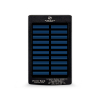 Повербанк с солнечной панелью 10000mAh Power Bank Kraft KPB-1012SL Black LED-фонарь