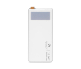 Повербанк 20000mAh Power Bank Kraft KPB-2320FCL White 22.5W QC3.0 LED-ліхтар