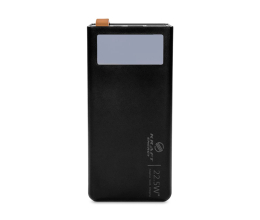 Повербанк 20000mAh Power Bank Kraft KPB-2320FCL Black 22.5W QC3.0 LED-ліхтар