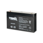 Акумуляторна батарея 6В 7Ач Trinix 6V7Ah/20Hr AGM свинцево-кислотна