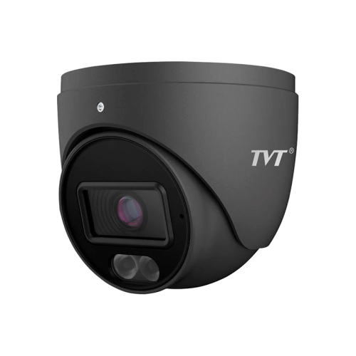 IP-відеокамера 4Mp TVT TD-9544S4L-C(D/PE/AW1) Black f=2.8mm, ІЧ+LED-підсвічування, з мікрофоном