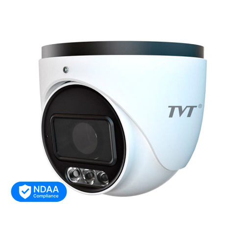 IP-видеокамера 4Mp TVT TD-9545S4-C(D/AZ/PE/AW3) White f=2.8-12mm, ИК+LED-подсветка, с микрофоном