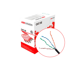 Кабель вита пара Hikvision UTP CAT 5E DS-1LN5EO-UU/E (для зовнішньої прокладки)