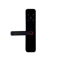 Замок біометричний автономний Trinix TRL-5401BTF Black з Bluetooth, зчитувачем відбитків пальців і карт Mifare