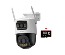 Уличная поворотная камера с двумя объективами Imou Cruiser Dual 2 (IPC-S7XEP-10M0WED) 10МП
