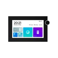 IP-відеодомофон Bas-IP AZ-07LL Linux 7" black з можливістю горизонтального та вертикального монтажу