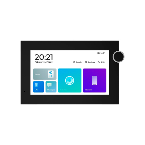 IP-видеодомофон Bas-IP AZ-07LL Linux 7" black с возможностью горизонтального и вертикального монтажа