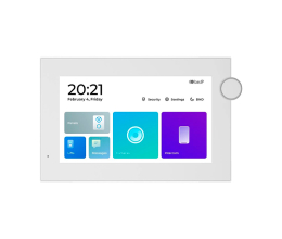 IP-видеодомофон Bas-IP AZ-07LL Linux 7" white с возможностью горизонтального и вертикального монтажа