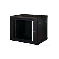 PL-WMNC66-9U-BLACK Шкаф телекоммуникационный настенный 9U 600x600 разборный черный
