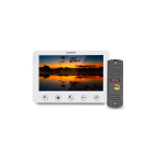 Комплект відеодомофона BCOM BD-710S Kit: відеодомофон 7" white та відеопанель silver