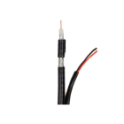 Кабель коаксиальный RG690-Cu+2*0.75 PE 1м