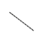 Горизонтальна кабельна планка Trinix TRX-1U/HCB Black для комутаційної шафи 19"