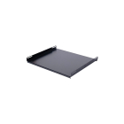 Серверная полка NVC-600D/SH Black для коммутационного шкафа глубиной 600 мм