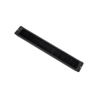 Кабельный ввод Trinix TRX-1U/CEB Black со щеткой для коммутационного шкафа 19"